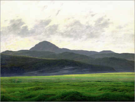 Billede Mountainous landscape - Caspar David Friedrich