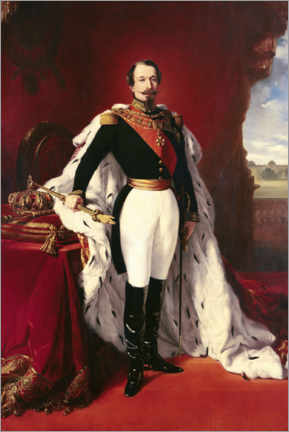 Obra artística  Retrato de Napoleón III - Franz Xaver Winterhalter