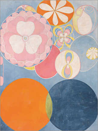 Canvas-taulu  The Ten Largest, No. 2, Childhood - Hilma af Klint