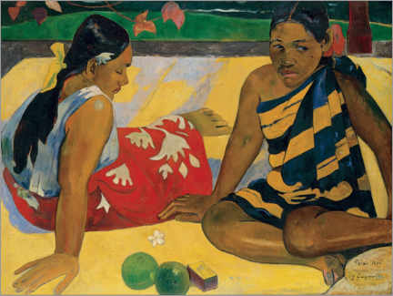 Poster Deux femmes à Tahiti