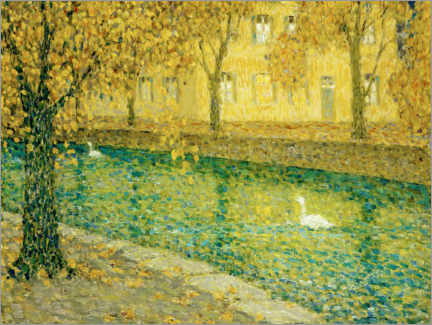 Stampa  Le Canal, Annecy - Henri Le Sidaner