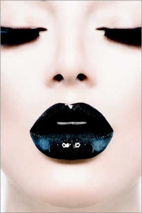 Poster Lèvres noires