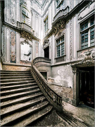 Poster Escalier baroque