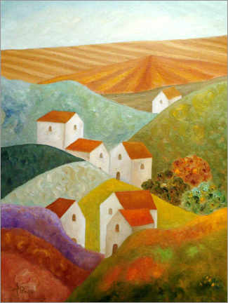 Poster  La couleur des souvenirs - Ángeles M. Pomata