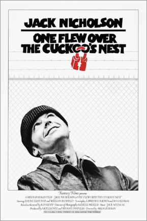 Poster  One Flew Over the Cuckoo&#039;s Nest (Qualcuno volò sul nido del cuculo) - Vintage Entertainment Collection