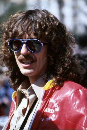 Tableau sur toile George Harrison au Grand Prix de Long Beach, 1978