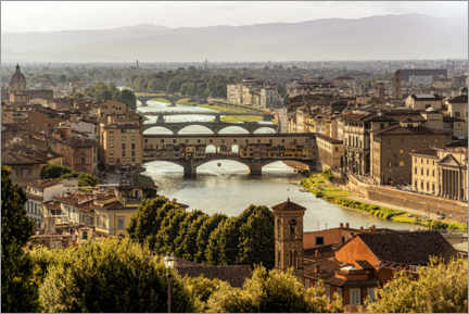 Lærredsbillede  Ponte Vecchio, Florence - Martin Wimmer