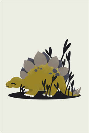 Wall print Stegosaurus - Kanzilue