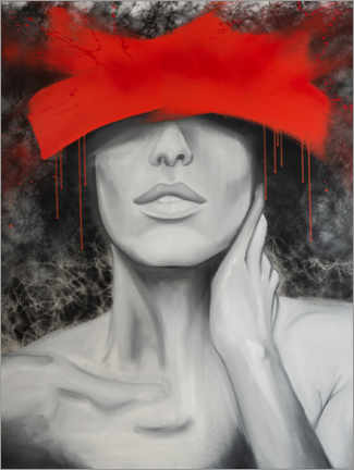 Wandbild Rot sehen - Yannick Leniger