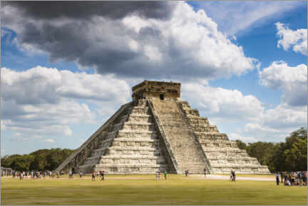 Poster Chichen-Itzá-Tempel, Mexiko