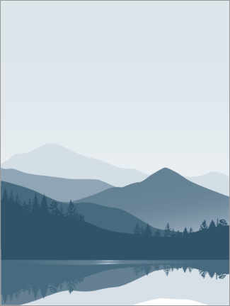 Wall print  Tarn - Annli