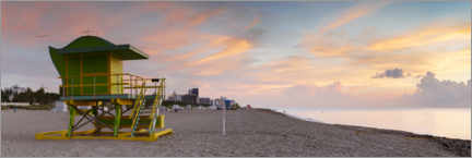 Poster Lever de soleil sur Miami Beach I