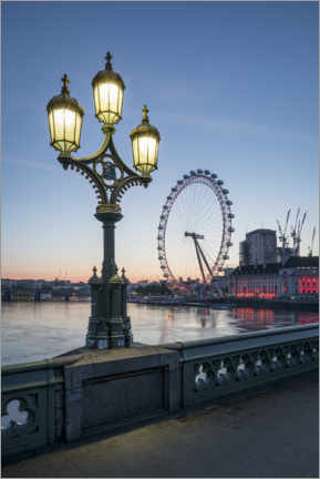 Poster Millennium Wheel a Londra