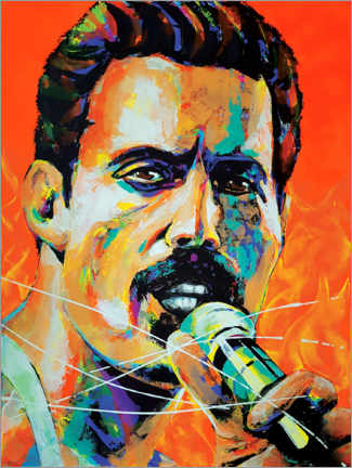 Wandbild  Freddie Mercury - Marie-Armelle Borel