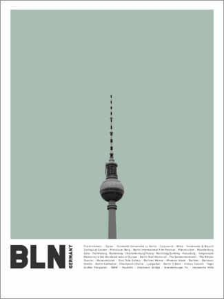 Poster Sehenswürdigkeiten in Berlin II - Finlay and Noa