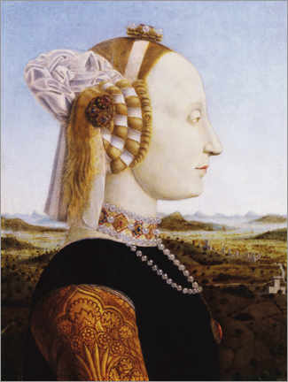 Print  Battista Sforza - Piero della Francesca