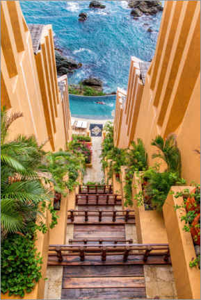 Print  Ocean view in Ixtapa Mexico - Mike Centioli