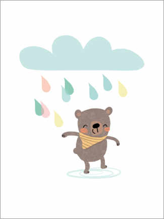 Wall print  Joy of Rain 2 - Julia Reyelt