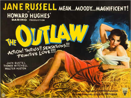Póster  The Outlaw - Vintage Entertainment Collection