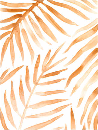 Poster Rattan Blätter