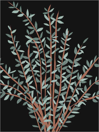 Wall print  Eucalyptus II - Melissa Wang