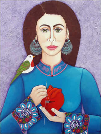 Wandbild  Diener des verwundeten Herzens - Madalena Lobao-Tello