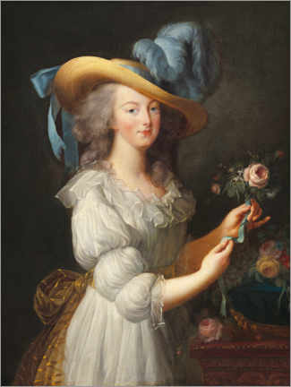 Poster Marie Antoinette in a Chemise Dress