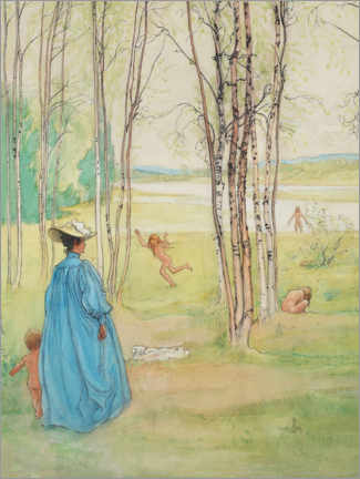 Poster Idylle de printemps