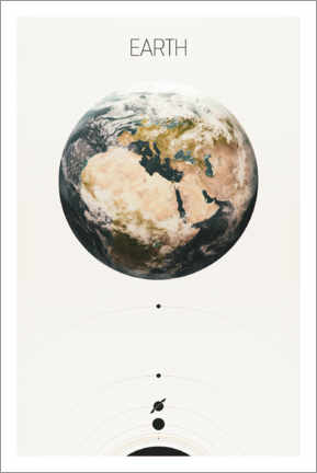 Akrylglastavla  Earth - Tobias Roetsch