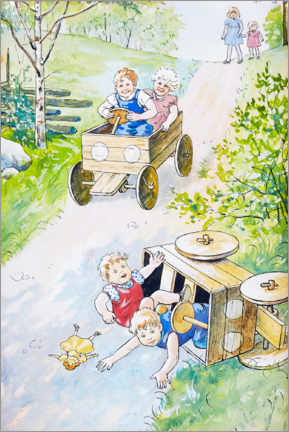 Poster Enfants jouant