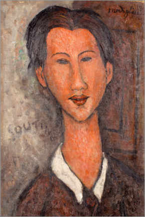 Print  Portrait of the mime soutine - Amedeo Modigliani