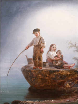 Obraz  Children on the shore - Robert Wilhelm Ekman