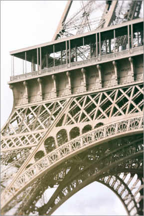 Wandbild  Eiffelturm, Detail - Carina Okula