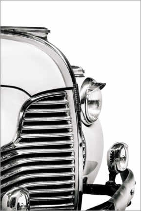 Veggbilde  White classic car - Martin Bergsma