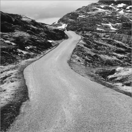 Plakat Road through the mountains