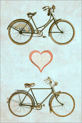 Wandbild  Fahrradliebe - Martin Bergsma