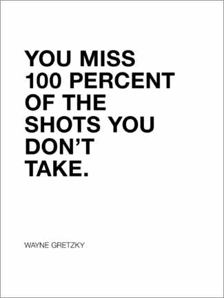 Poster Wayne Gretzky quote