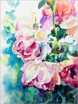 Poster Giardino di rose