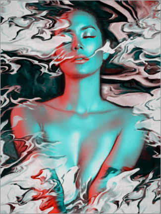 Poster Flowing Hot
