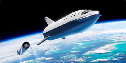 Plakat  Big Falcon Rocket - Spacex