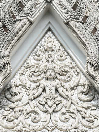 Poster Oriental temple facade