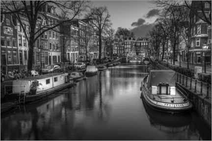 Leinwandbild Spiegelgracht Amsterdam - Jens Korte