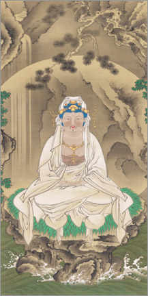 Tableau  Kannon à la robe blanche - Sakai Hōitsu