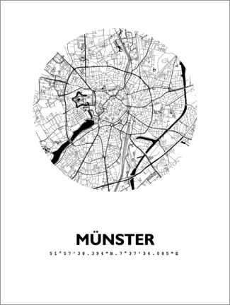 Poster Plan de Münster