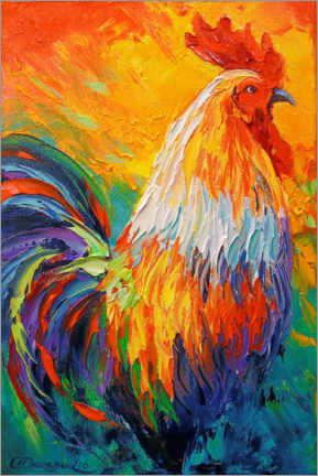 Poster  Rooster - Olha Darchuk