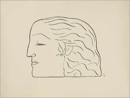 Obra artística  Cabeza de mujer - Leo Gestel
