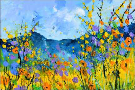 Print  Summer flowers II - Pol Ledent