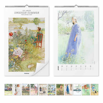 Kalendarz ścienny  Art calendar - Swedish Summer 2023 - Carl Larsson