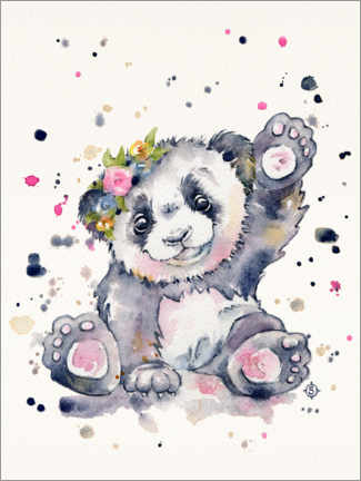 Lærredsbillede  Sweet Panda - Sillier Than Sally