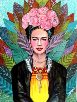 Leinwandbild  Frida Kahlo - Freiheit - Sylvie Demers